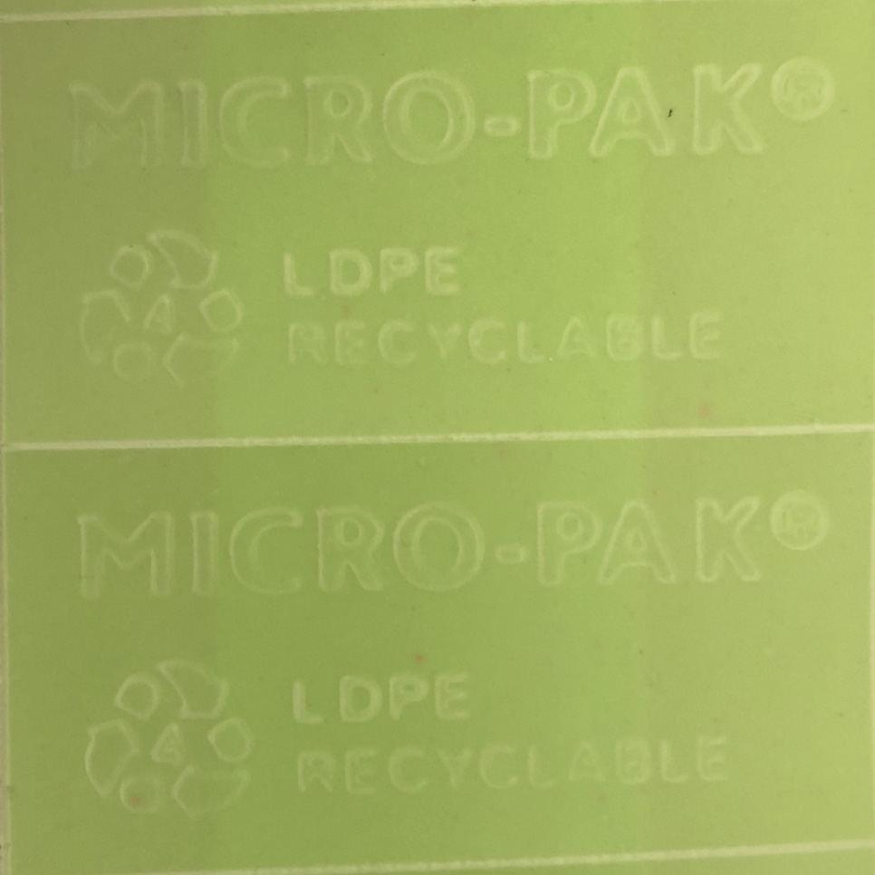Micro-pak 2.5*25cm (green)